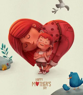 Happy mothers day graphic poster by Sergio Edwards