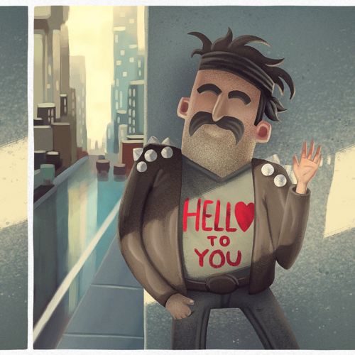 Character design Hello to you