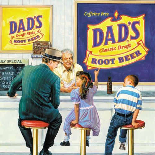 Graphic Dad's Rootbeer -Packaging
