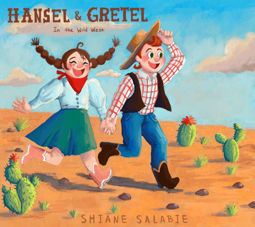 Diseño de portada de libro de Hansel y Gretel