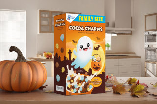 Kids' Joy: Cocoa puffs packaging design