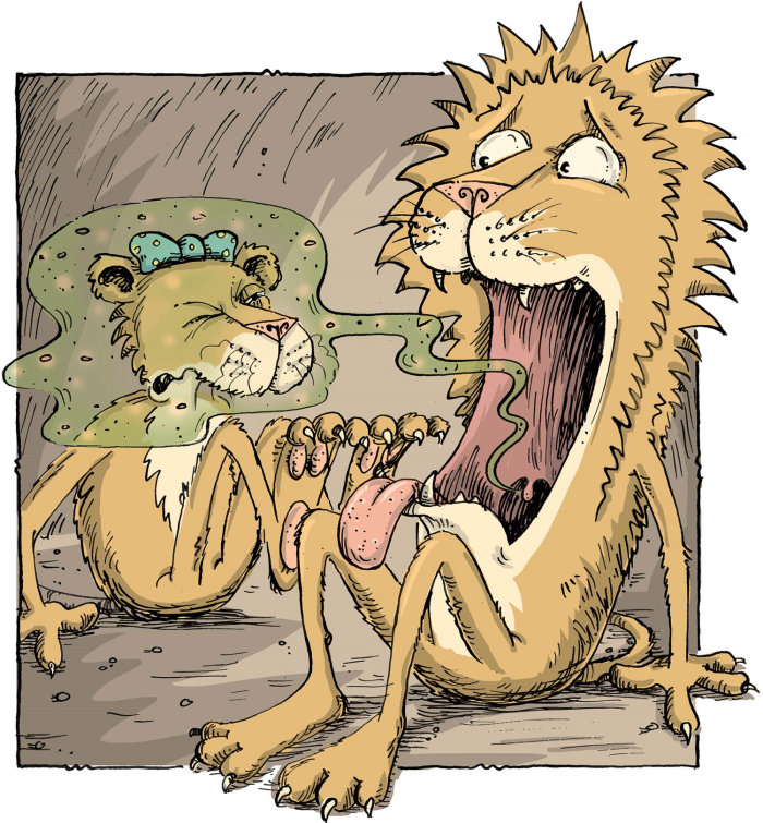 Illustration du personnage pour le souffle puant du lion 2017