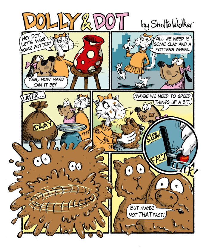 Bande dessinée pour enfants Dolly et Dot