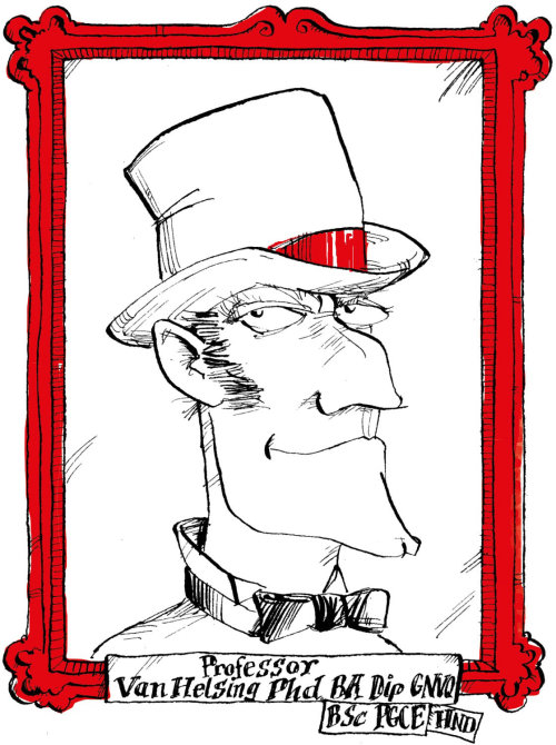 Character Portrait of Professor Van Helsing