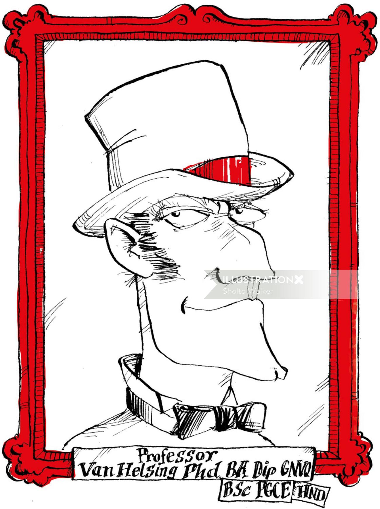 Character Portrait of Professor Van Helsing