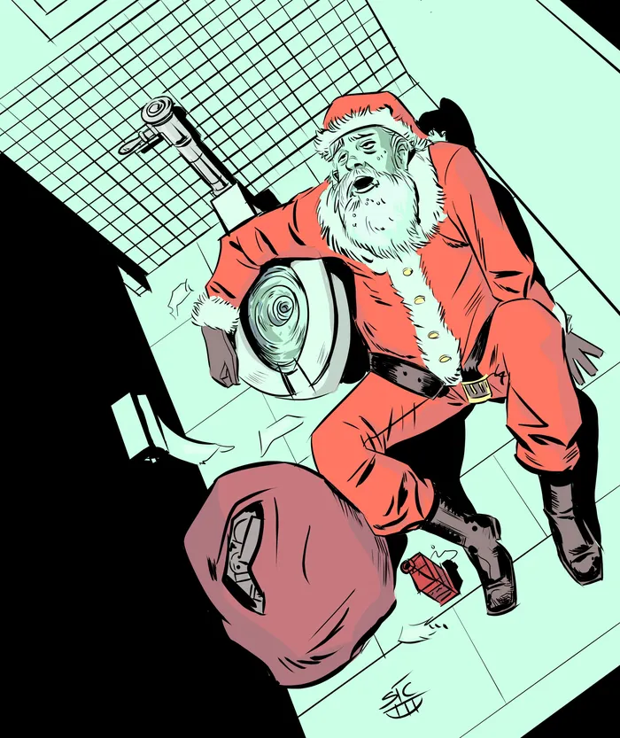 Happy Holidays Comic Card 