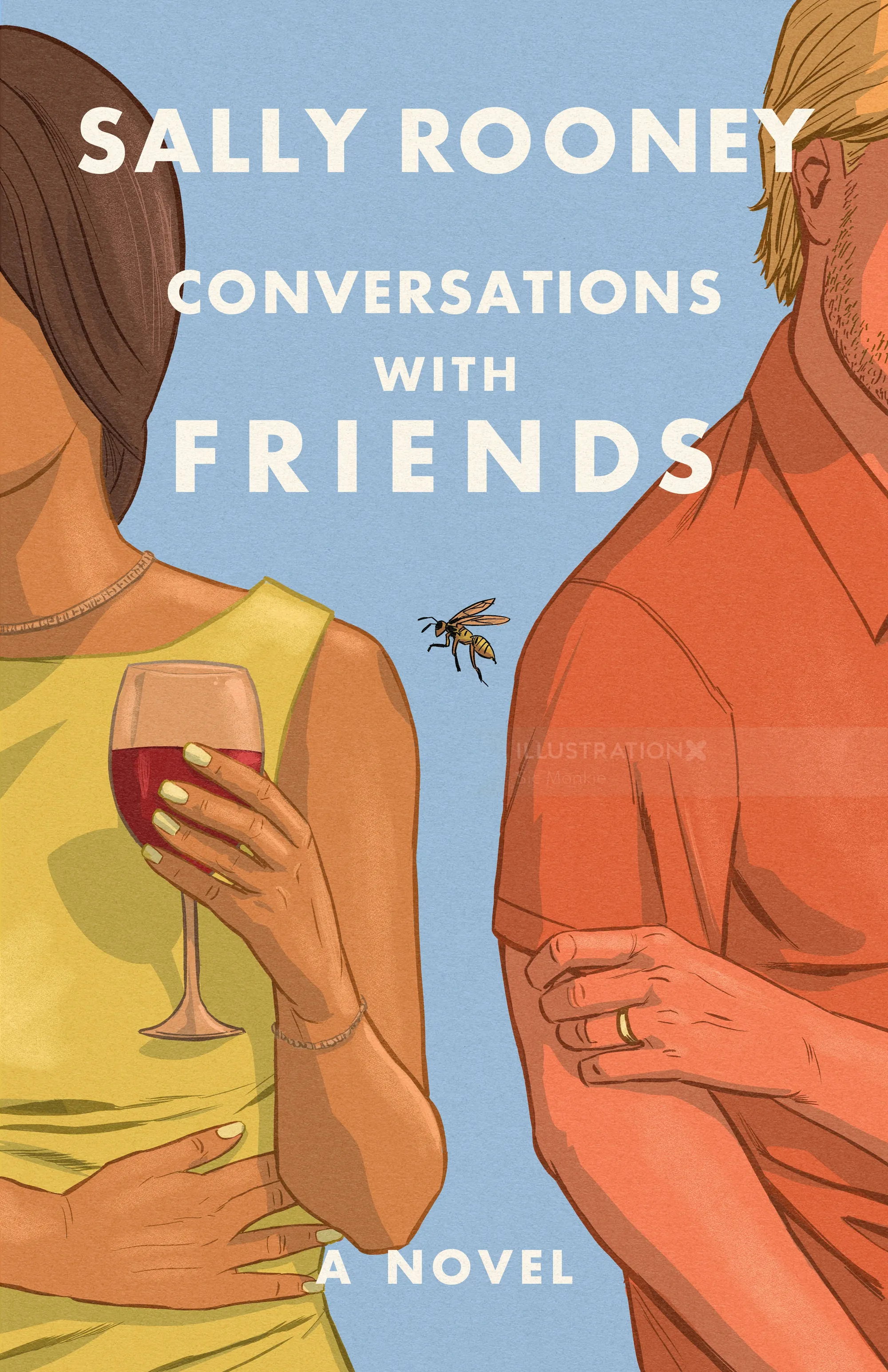 Book cover illustration for Conversations With Friends by Sic Monkie