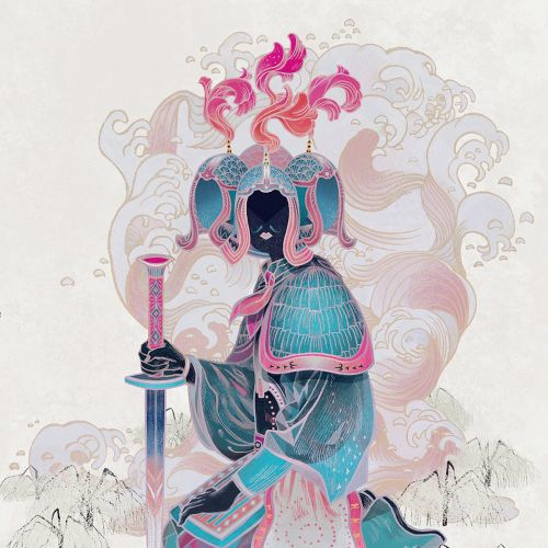 Historical queen artwork by Sija Hong