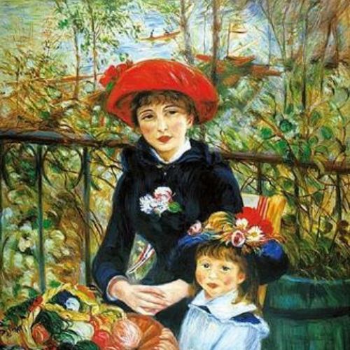 Renoir Kopie fashion illustration