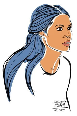 Fashion portrait illustration of women 