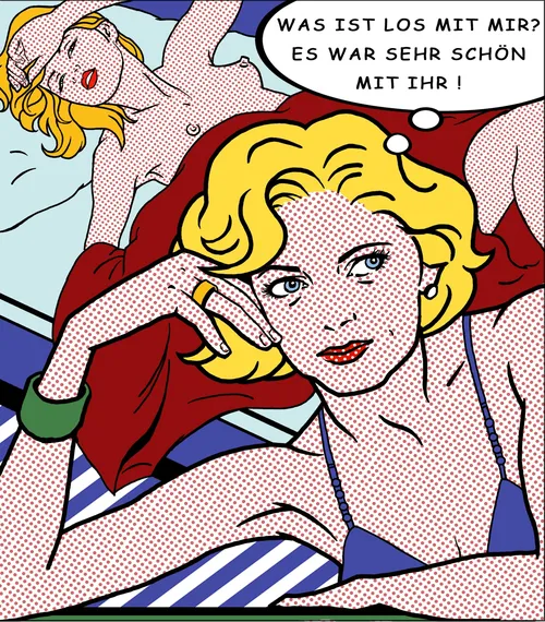Frauen im Bett (Pop-Art)