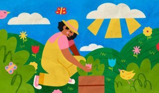 Illustration for article "The Joys of Spring"