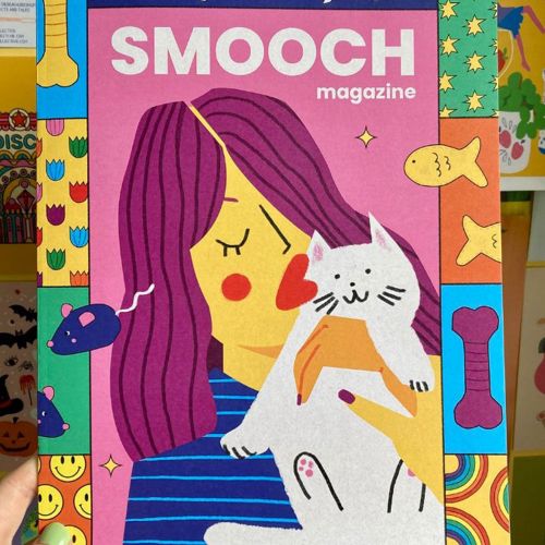 The adoption issue cover for SMOOCH Magazine