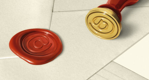 3D model email stamp