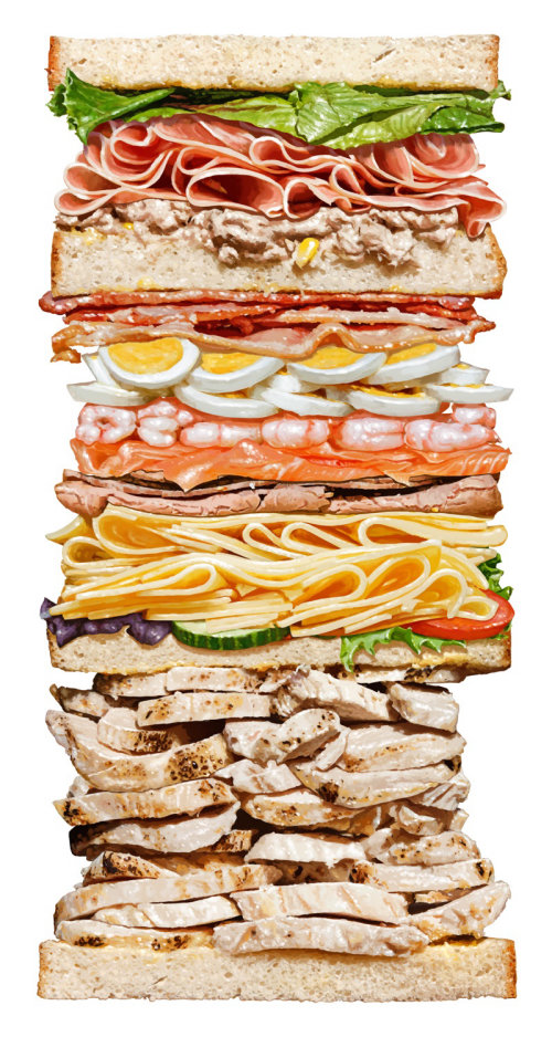 Mega Sandwich illustration