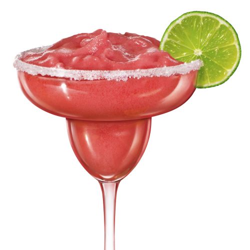 Margarita Cocktail with Lime and Strawberry