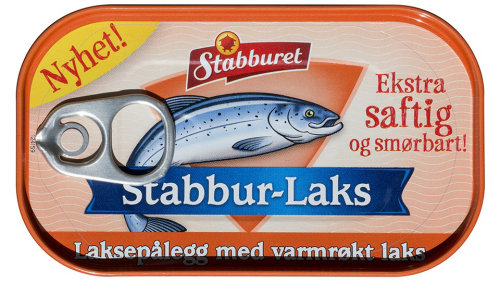 Tinned Fish Salmon illustration for stabburet