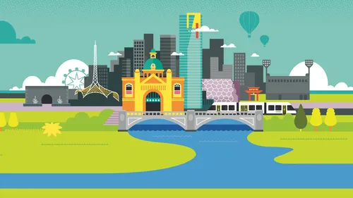 Melbourne water drainage animation