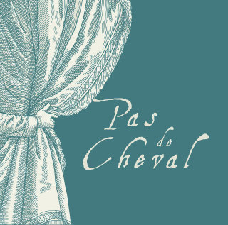 Label design of Pas De Cheval Wine