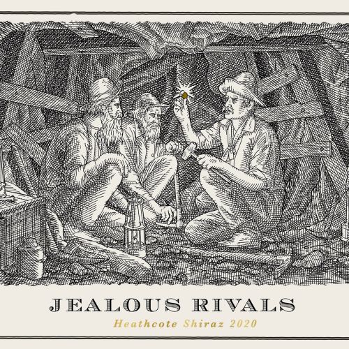 Label design for Jealous Rivals wine