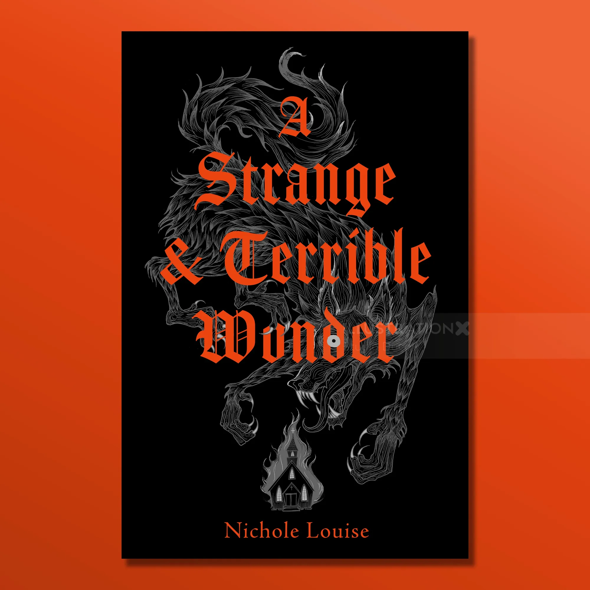 Gothic book cover for A Strange & Terrible Wonder by Studio Duco