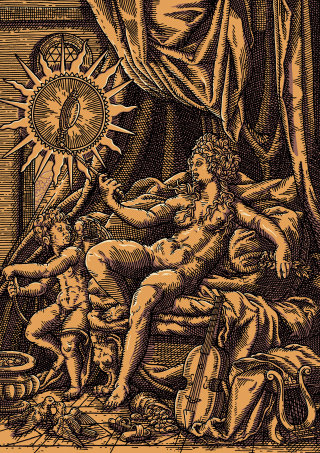 Ilustración histórica de Venus L&#39;amour 