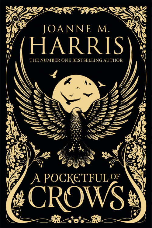 Un diseño de portada de libro Pocketful of crows