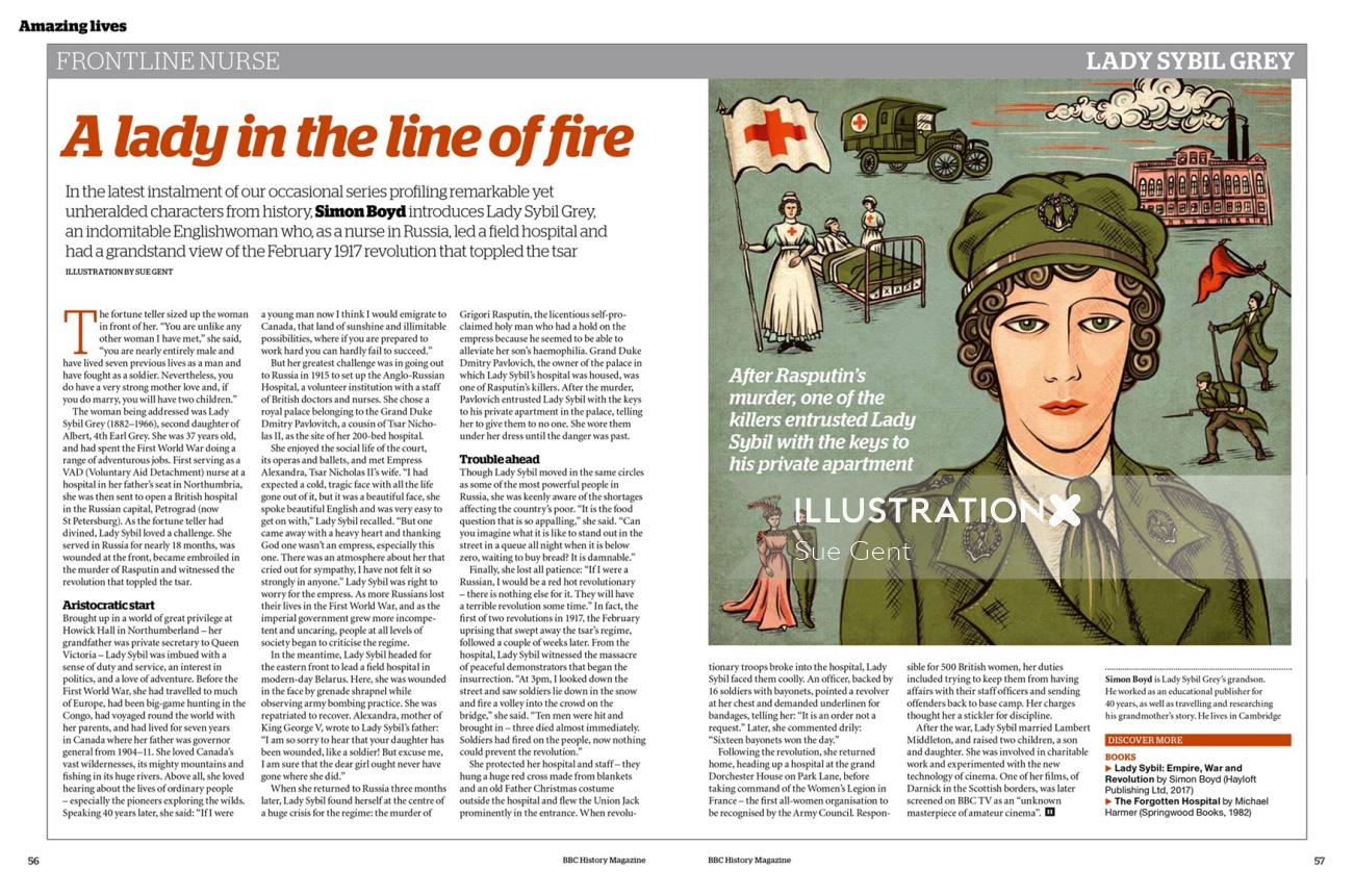 Editorial a lady in the line of fire
