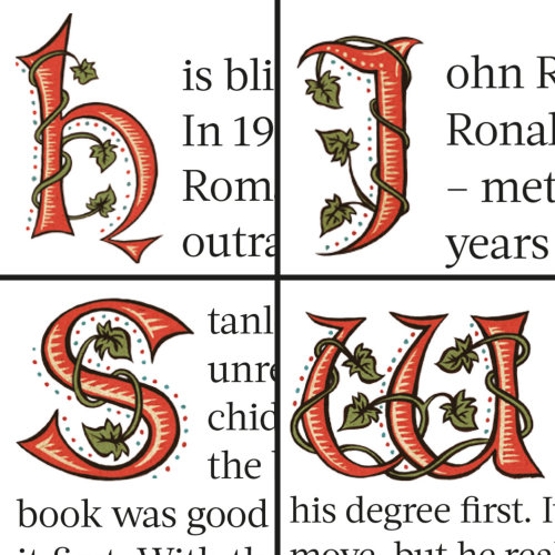 Diseño de alfabeto editorial