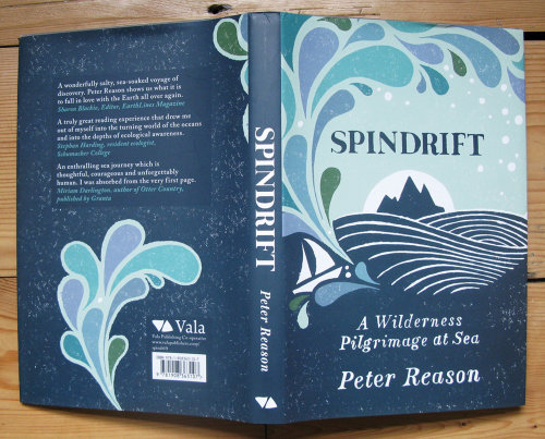 Design da capa do livro para spindrift