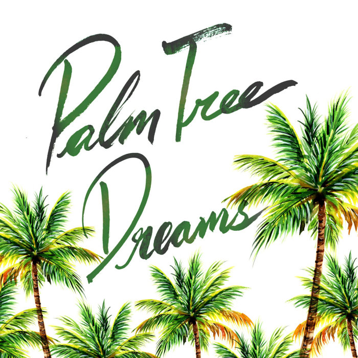 lettering, handwritting, Palm Tree