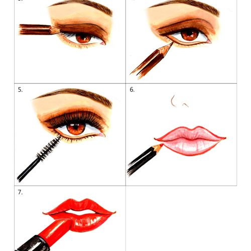 Beauty step by step makeup
