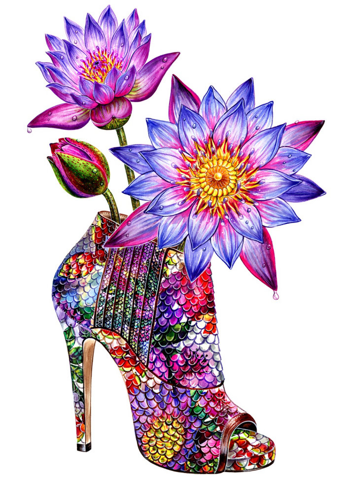 Floral Jimmy Choo Ankle Boots