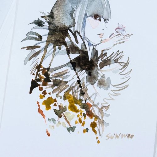 Sunwoo Mansour Live Events Fashion Luxe Illustrator from Australia