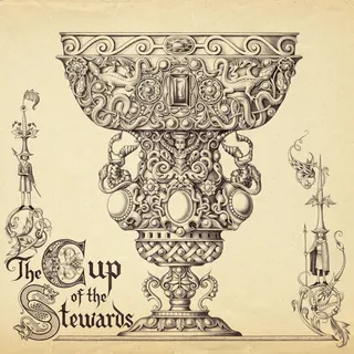 Detailed ornate chalice drawing by Sveta Dorosheva
