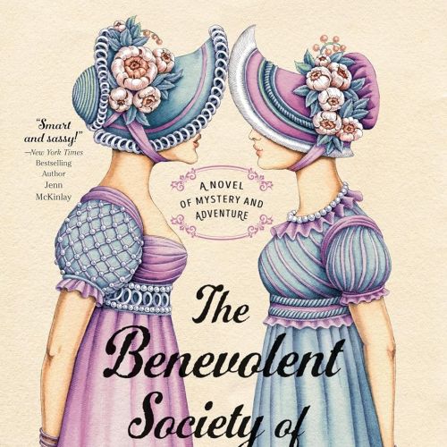 Book cover showing two Victorian ladies in elaborate hats facing each other
