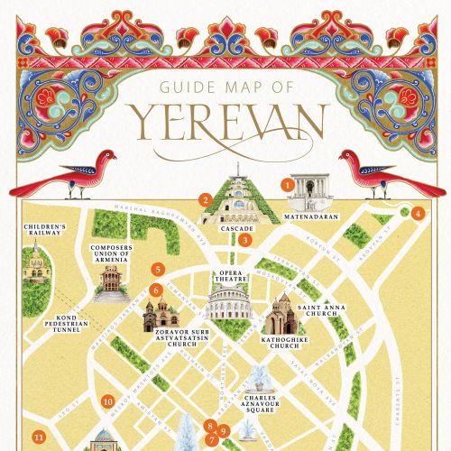 Cover art for "Guide Map of Yerevan"