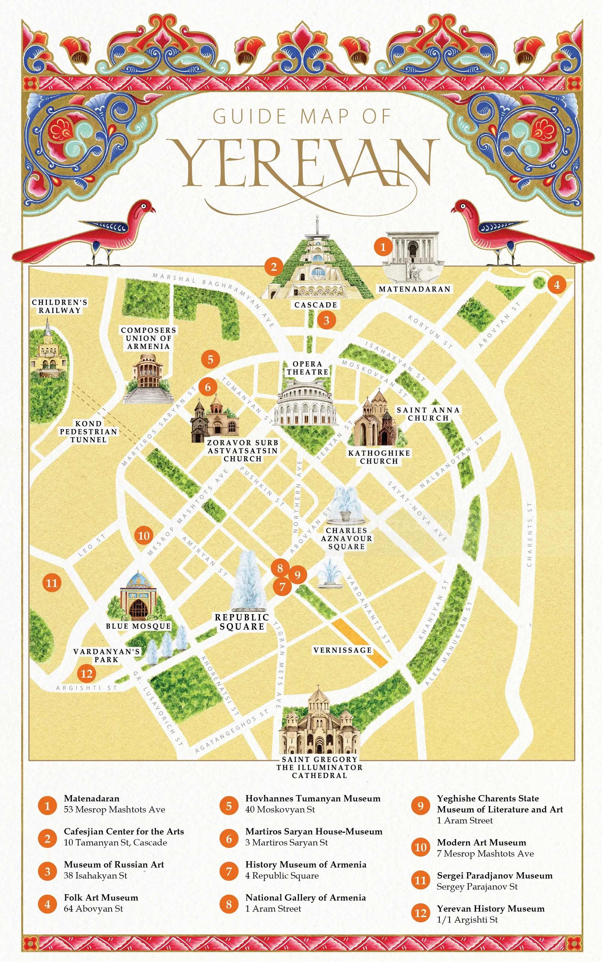 Cover art for "Guide Map of Yerevan"
