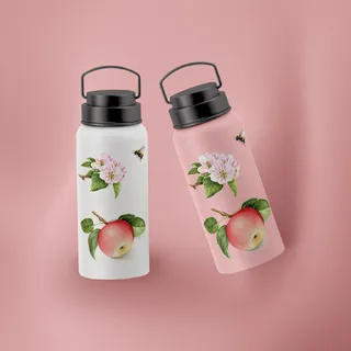 Personalized label design for water bottles