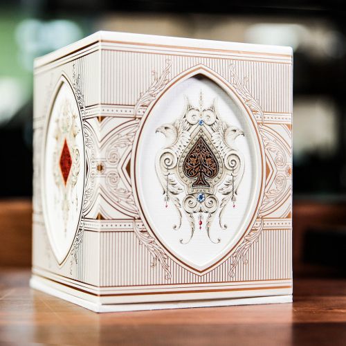 Decorative Kingdom Playing Cards box with intricate design