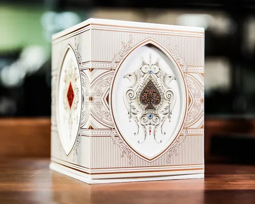 Decorative Kingdom Playing Cards box with intricate design