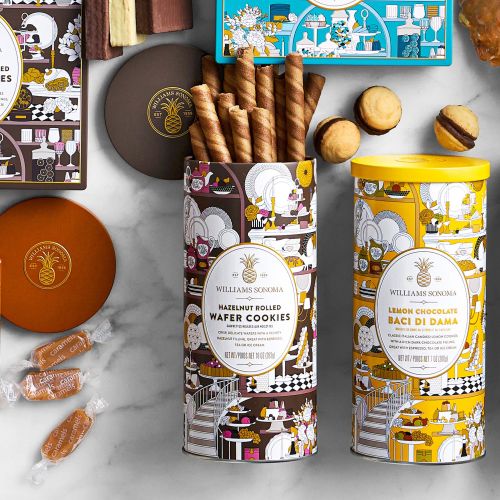 Colorful cookie packaging designs by Svetlana Molodchenko for Williams Sonoma
