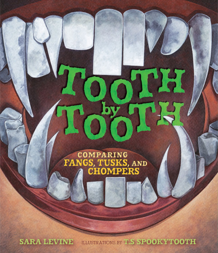 Front cover design for "Tooth by Tooth" book