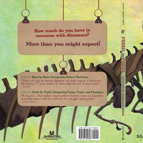 Cover art of Fossil by Fossil book about Dinosaur bones