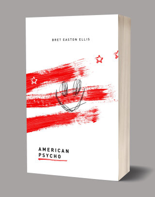Ilustração da capa do livro Psicopata Americano por Ben Tallon