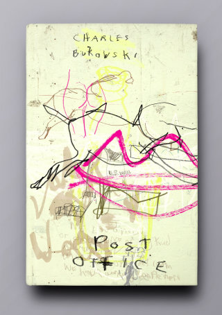 Desenho dos correios para Charles Bukowski