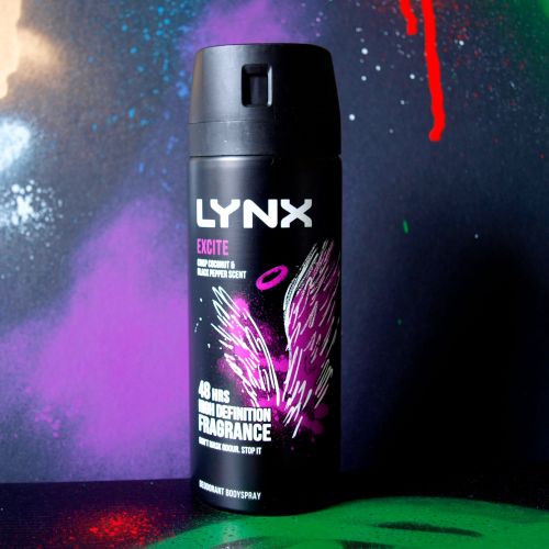 Packaging illustration of Lynx deodorant
