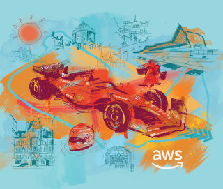 Promoting AWS's Formula 1 Silverstone Event