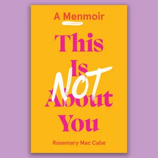 Book jacket design of 'This is Not About You'