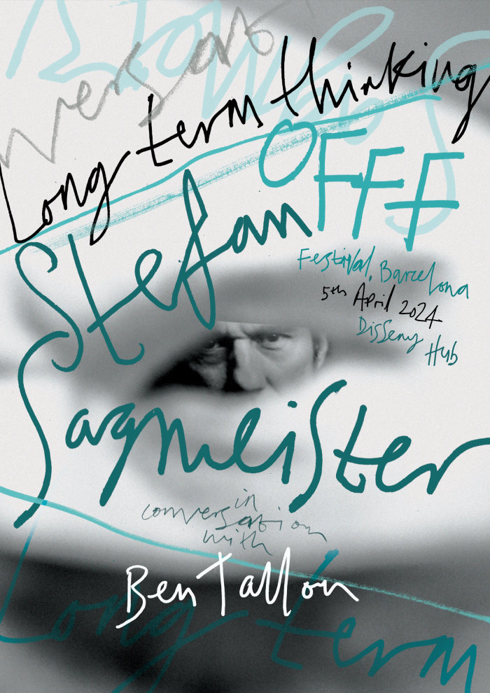 Design de Ben Tallon para o podcast do OFFF Festival de Stefan Sagmeister